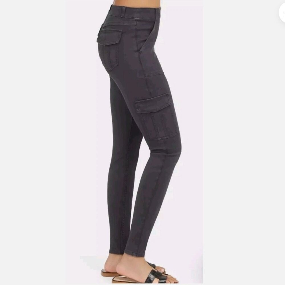 Spanx Stretch Twill‎ Ankle Cargo Pant Gray Size 2X - Picture 3 of 12